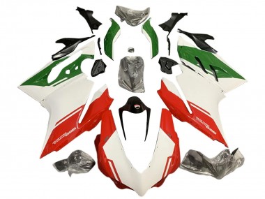 Best 2015-2020 Ducati 959 Motorcycle Fairings - White Red Green UK