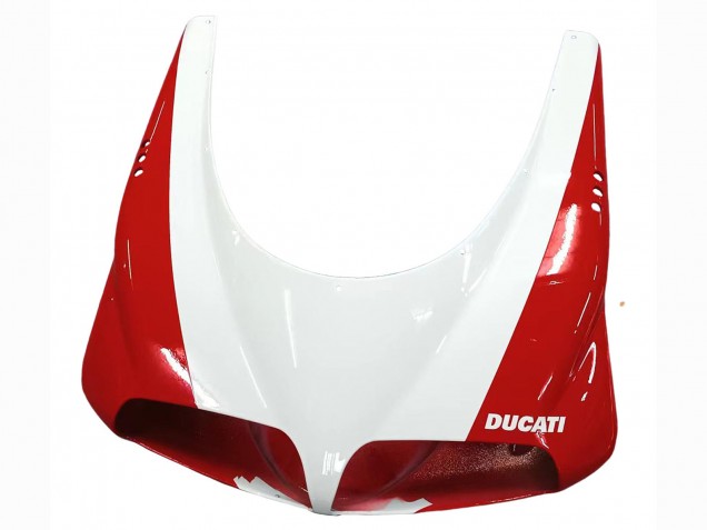 1993-2005 Ducati 996 Motorcycle Fairings - White Red Gold Glossy Black Corse Performance UK