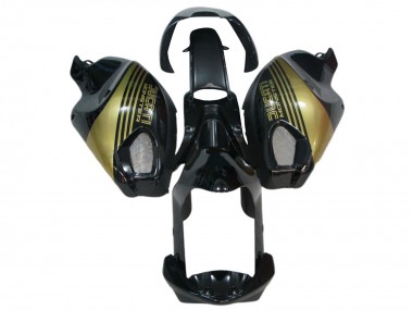 Best 2008-2012 Ducati Monster 696 796 1100 1100S Motorcycle Fairings - Glossy Black Gold UK