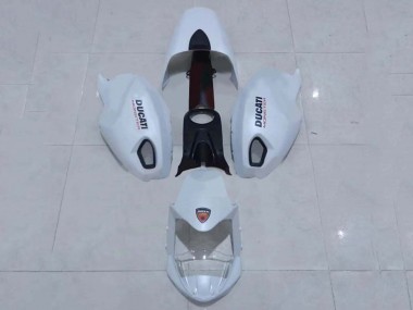 Best 2008-2012 Ducati Monster 696 796 1100 1100S Motorcycle Fairing - White UK
