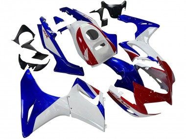Best 2002-2006 Honda CBR125R Motorcycle Fairings - White Blue Red UK
