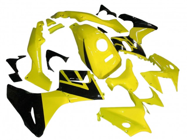 2002-2006 Honda CBR125R Motorcycle Fairings - Yellow Glossy Black UK