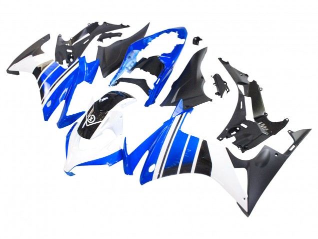 2013-2015 Honda CBR500R Motorcycle Fairings - Blue White Matte Black UK