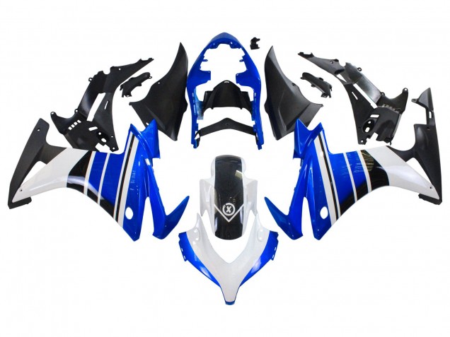 2013-2015 Honda CBR500R Motorcycle Fairings - Blue White Matte Black UK