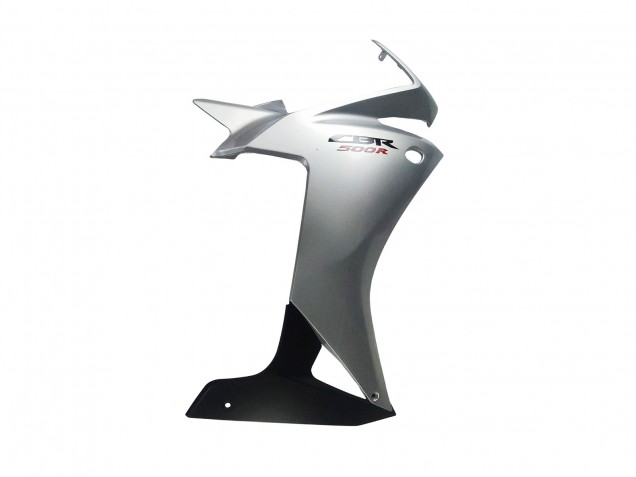 2013-2015 Honda CBR500R Motorcycle Fairing - Silver Glossy Black UK