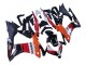 2013-2015 Honda CBR500R Motorcycle Fairings - Orange White Red Glossy Black Repsol 3 UK