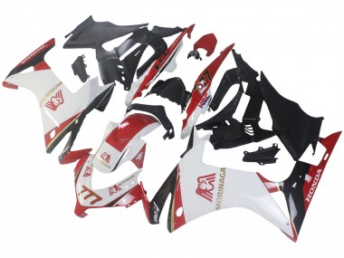 Best 2013-2015 Honda CBR500R Motorcycle Fairings - White Red Green Glossy Black Morinage 777 UK