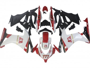 Best 2013-2015 Honda CBR500R Motorcycle Fairings - White Red Green Glossy Black Morinage 777 UK