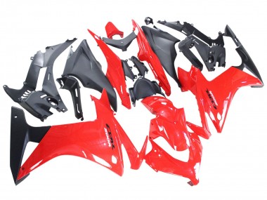 Best 2013-2015 Honda CBR500R Motorcycle Fairings - Red Matte Black UK