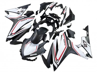 Best 2016-2018 Honda CBR500R Motorcycle Fairings - White Red Matte Black UK