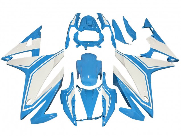2016-2018 Honda CBR500R Motorcycle Fairings - Light Blue White UK