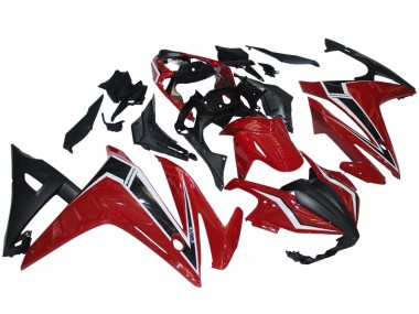 Best 2016-2018 Honda CBR500R Motorcycle Fairings - Red White Matte Black UK