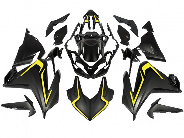 2022-2023 Honda CBR500R Motorcycle Fairings - Matte Black Yellow UK