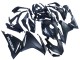 2022-2023 Honda CBR500R Motorcycle Fairings - Matte Dark Blue UK