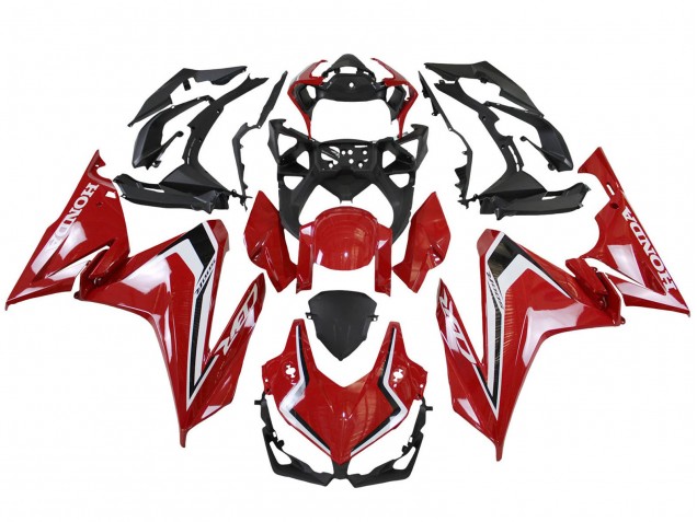 2022-2023 Honda CBR500R Motorcycle Fairings - Red White Black UK
