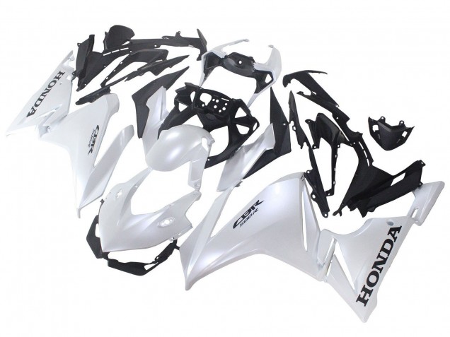 2022-2023 Honda CBR500R Motorcycle Fairings - Pearl White UK