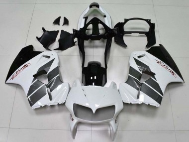 Best 1998-2001 Honda VFR 800 Motorcycle Fairings - White Black UK