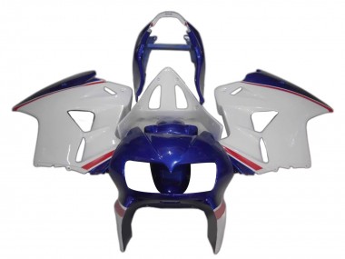 Best 1998-2001 Honda VFR 800 Motorcycle Fairings - White Blue Red UK