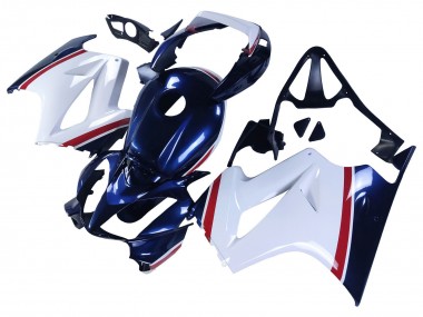 Best 2002-2013 Honda VFR 800 Motorcycle Fairings - White Red Dark Blue UK
