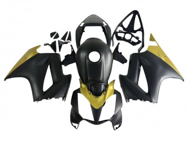 Best 2002-2013 Honda VFR 800 Motorcycle Fairings - Yellow Matte Black UK