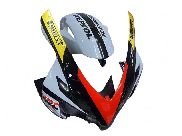 2004-2005 Honda CBR1000RR Motorcycle Fairings - Yellow Red White Glossy Red Bull Repsol HRC UK