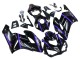 2004-2005 Honda CBR1000RR Motorcycle Fairings - Glossy Black Purple Stripe UK