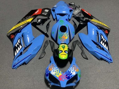 Best 2004-2005 Honda CBR1000RR Motorcycle Fairing - Blue Yellow Black Red Shark UK