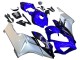 2004-2005 Honda CBR1000RR Motorcycle Fairings - Silver Blue Glossy Black UK