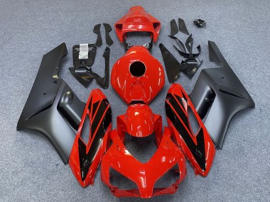 Best 2004-2005 Honda CBR1000RR Motorcycle Fairings - Grey Red Glossy Black Stripe UK