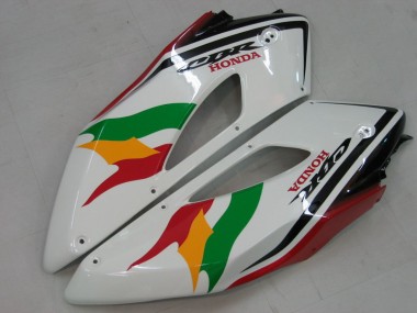 Best 2004-2005 Honda CBR1000RR Motorcycle Fairings - White Blue Red Glossy Black Star EuroBet Lee UK