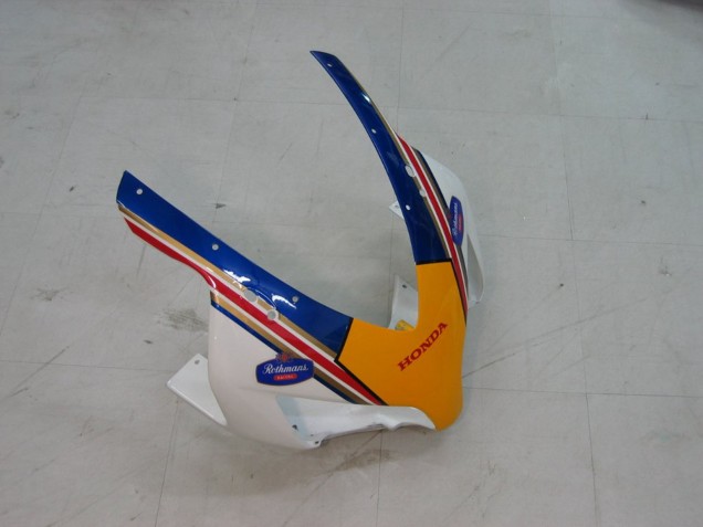 2004-2005 Honda CBR1000RR Motorcycle Fairings - White Blue Gold Rothmans UK
