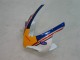 2004-2005 Honda CBR1000RR Motorcycle Fairings - White Blue Gold Rothmans UK