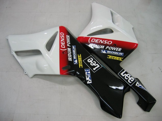 2004-2005 Honda CBR1000RR Motorcycle Fairings - White Blue Red Glossy Black Star Carrera Lee UK