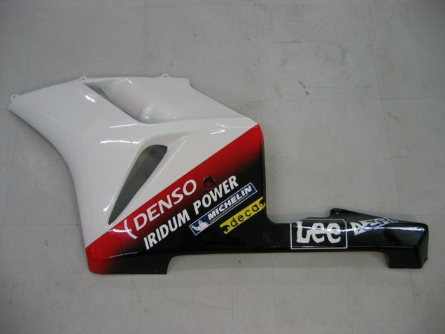 2004-2005 Honda CBR1000RR Motorcycle Fairings - White Blue Red Glossy Black Star Carrera Lee UK