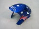 2004-2005 Honda CBR1000RR Motorcycle Fairings - White Blue Red Glossy Black Star Carrera Lee UK
