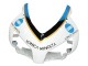 2004-2005 Honda CBR1000RR Motorcycle Fairings - White Light Blue Yellow Black Konica Minolta UK