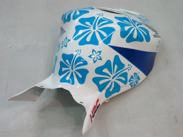 2004-2005 Honda CBR1000RR Motorcycle Fairings - White Blue Snow Nastro Azzurro 46 UK