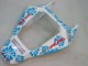 2004-2005 Honda CBR1000RR Motorcycle Fairings - White Blue Snow Nastro Azzurro 46 UK