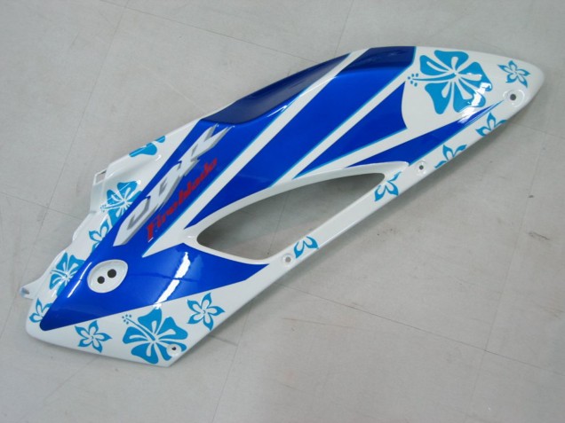 2004-2005 Honda CBR1000RR Motorcycle Fairings - White Blue Snow Nastro Azzurro 46 UK