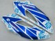 2004-2005 Honda CBR1000RR Motorcycle Fairings - White Blue Snow Nastro Azzurro 46 UK