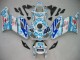 2004-2005 Honda CBR1000RR Motorcycle Fairings - White Blue Snow Nastro Azzurro 46 UK
