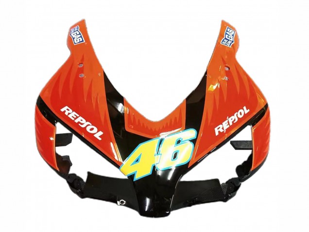 2004-2005 Honda CBR1000RR Motorcycle Fairings - Yellow Orange Glossy Black Repsol Rossi 46 UK
