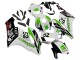 2004-2005 Honda CBR1000RR Motorcycle Fairings - White Green Glossy Black Hannspree 52 UK