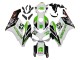 2004-2005 Honda CBR1000RR Motorcycle Fairings - White Green Glossy Black Hannspree 52 UK