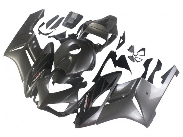 2004-2005 Honda CBR1000RR Motorcycle Fairings - Glossy Grey Glossy Black UK