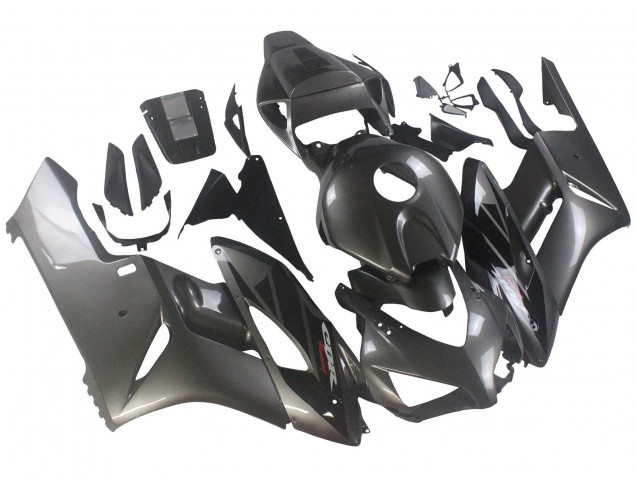 2004-2005 Honda CBR1000RR Motorcycle Fairings - Glossy Grey Glossy Black UK
