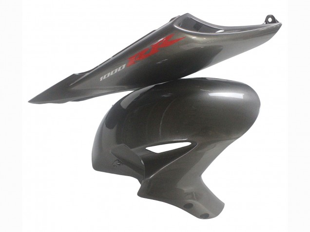 2004-2005 Honda CBR1000RR Motorcycle Fairings - Glossy Grey Glossy Black UK