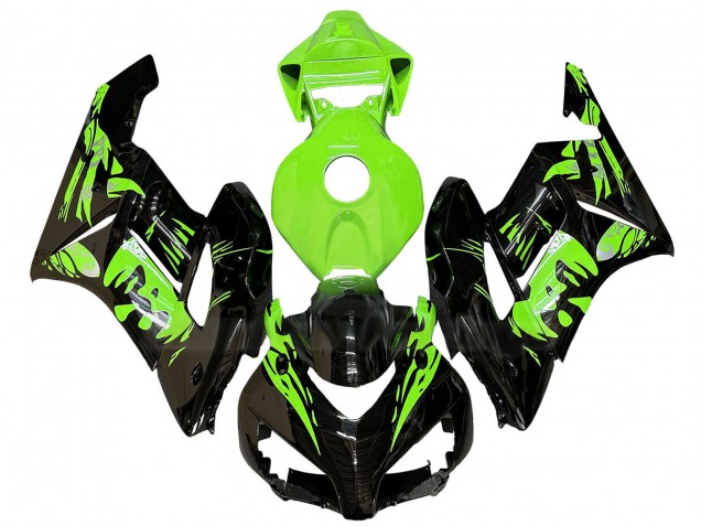 2004-2005 Honda CBR1000RR Motorcycle Fairings - Green Glossy Black UK