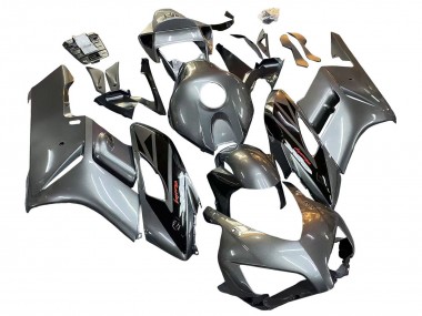 Best 2004-2005 Honda CBR1000RR Motorcycle Fairing - Silver Glossy Black UK