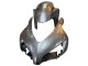2004-2005 Honda CBR1000RR Motorcycle Fairing - Silver Glossy Black UK